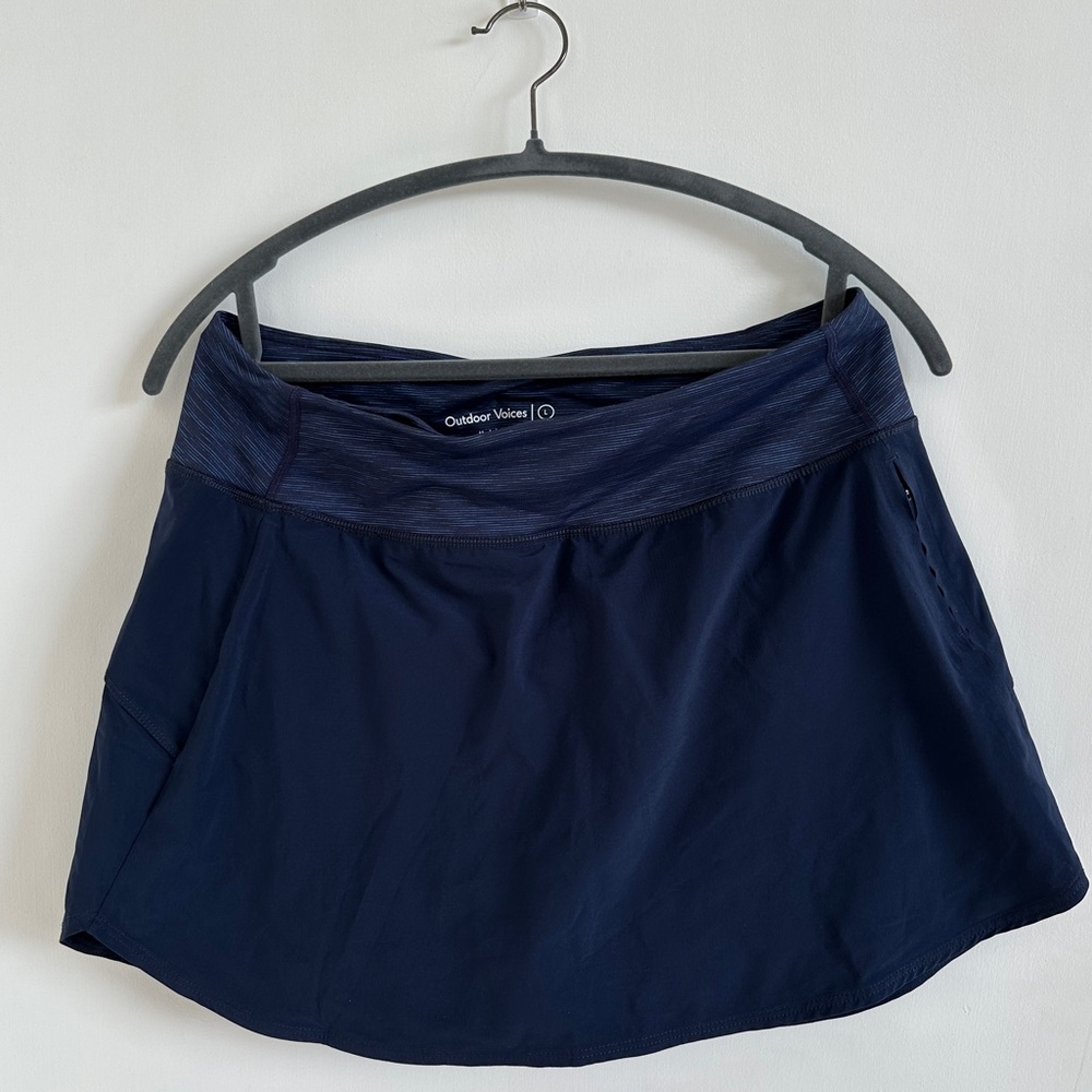 Outdoor Voices Navy Hudson 4" Skort size large